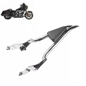 バックレスト シーシーバー 乗用車ハーレー ストリート グライド 2009-21 に適合 Backrest Sissy Bar Passenger Motorcycle Fit For Harley Street Glide 2009-21 【並行輸入品】