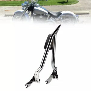バックレスト シーシーバー パッセンジャー クローム ハーレー ウルトラ リミテッド 2009-2023 に適合 Backrest Sissy Bar Passenger Chrome Fit For Harley Ultra Limited 2009-2023 【並行輸入品】