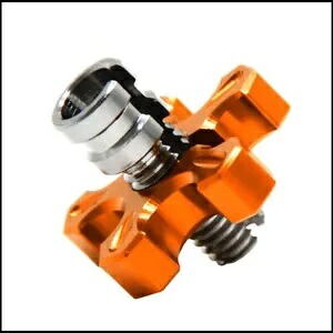 クラッチ調整ネジオレンジオートバイ 1 セットケーブルアジャスターオートバイ用 Clutch Adjustment Screw Orange Motorcycle 1 Set Cable Adjuster For Motorcycle 【並行輸入品】