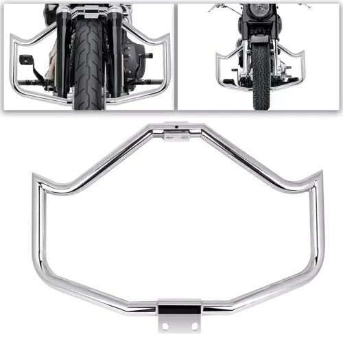 エンジンガードクラッシュバーアイアンハーレースポーツスター883カスタムXL883C 2004-2009用 Engine Guard Crash Bar Iron Fit For Harley Sportster 883 Custom XL883C 2004-2009 【並行輸入品】