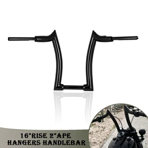 16インチ ライズ 2インチ エイプ ハンガー ハンドルバー ハーレー ツーリング ウルトラ リミテッド ローに適合 16'' Rise 2" Ape Hanger Handlebar Fit For Harley Touring Ultra Limited Low 【並行輸入品】｜カスタムパーツ WORLD倉庫