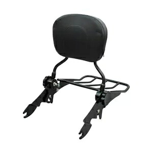 バックレストシーシーバー荷物ラック乗客ハーレーロードキングクラシックに適合 Backrest Sissy Bar Luggage Rack Passenger Fits For Harley Road King Classic 【並行輸入品】|カスタムパーツ WORLD倉庫