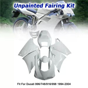 ボディワークフェアリングキット未塗装 ABS ドゥカティ 996/748/916/998 1998 に適合 Bodywork Fairing Kit Unpainted ABS Fit For Ducati 996/748/916/998 1998 【並行輸入品】
