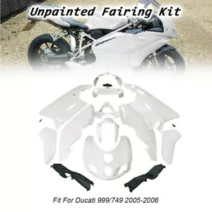 ボディワークフェアリングキット未塗装カウリングドゥカティ 999/749 2005-2006 に適合 Bodywork Fairing Kit Unpainted Cowling Fit For Ducati 999/749 2005-2006 【並行輸入品】