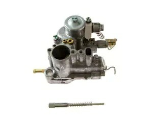 キャブレター シルバー 24-24E Dellorto オイル接続付き Vespa P 200 E 77-95- Carburetor Silver 24-24E Dellorto with Oil Connection Vespa P 200 E 77-95- 【並行輸入品】
