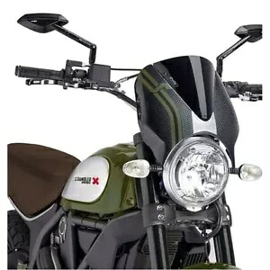 フロントガラス Puig ドゥカティ スクランブラー 1100 ダーク プロ 2021 - 2023 ブラック 8192N- WINDSHIELD PUIG FOR DUCATI SCRAMBLER 1100 DARK PRO 2021 - 2023 BLACK 8192N- 【並行輸入品】