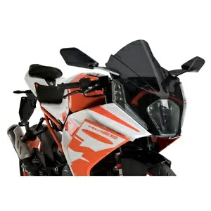 PUIG Z-レーシング スクリーン KTM RC 390 2022 - 2023 ダークスモーク 21476F に対応 PUIG Z-RACING SCREEN COMPATIBLE FOR KTM RC 390 2022 - 2023 DARK SMOKE 21476F 【並行輸入品】