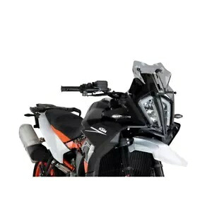 フロントガラス スポーツ ピッグ KTM SMT 890 2023 - 2024 に適合 スモーク グレー 21868H- WINDSHIELD SPORT PIG COMPATIBLE FOR KTM SMT 890 2023 - 2024 SMOKE GREY 21868H- 【並行輸入品】
