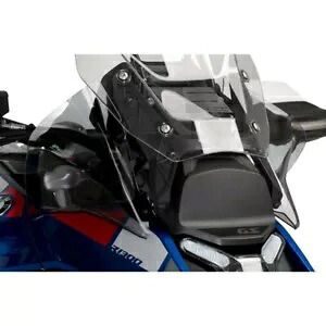 PUIG アッパー ディフレクター BMW R 1300 GS トリプル ブラック 2023 - 2024 ライトスモーク PUIG UPPER DEFLECTORS FOR BMW R 1300 GS TRIPLE BLACK 2023 - 2024 LIGHT SMOKE 【並行輸入品】