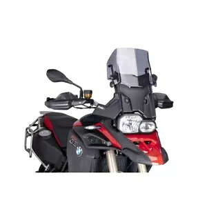 フロントガラス調節可能な Puig BMW F 800 GS アドベンチャー 2013 - 2018 ダーク 7307F- WINDSHIELD ADJUSTABLE PUIG FOR BMW F 800 GS ADVENTURE 2013 - 2018 DARK 7307F- 【並行輸入品】
