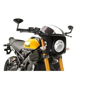 フロントガラス ハーフトリム Puig ヤマハ XSR 900 2016 - 2021 スモークグレー 9516H- WINDSHIELD HALF TRIM PUIG FOR YAMAHA XSR 900 2016 - 2021 SMOKE GRAY 9516H- 【並行輸入品】