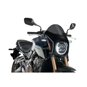 Puig フロントガラスホンダ CB 650 R ネオスポーツカフェ 2019 - 2023 ダークスモーク 3143F PUIG WINDSHIELD FOR HONDA CB 650 R NEO SPORTS CAFE 2019 - 2023 DARK SMOKE 3143F 【並行輸入品】｜カスタムパーツ WORLD倉庫