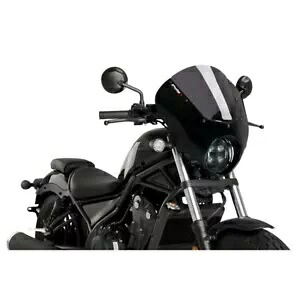 フロントガラス Puig ホンダレベル CMX500 S 2020 - 2022 ダークスモーク 21102F- WINDSHIELD PUIG FOR HONDA REBEL CMX500 S 2020 - 2022 DARK SMOKE 21102F- 【並行輸入品】