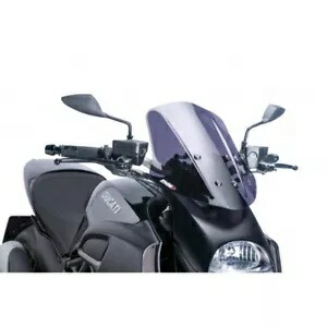 PUIG ネイキッド ツーリング スクリーン ドゥカティ ディアベル 1200 2011 - 2013 ダークスモーク 5655F PUIG NAKED TOURING SCREEN FOR DUCATI DIAVEL 1200 2011 - 2013 DARK SMOKE 5655F 【並行輸入品】