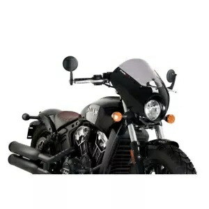 フロントガラス Puig インディアン スカウト 1100 ボバー 2018 - 2023 スモークグレー 21107H- WINDSHIELD PUIG FOR INDIAN SCOUT 1100 BOBBER 2018 - 2023 SMOKE GRAY 21107H- 【並行輸入品】