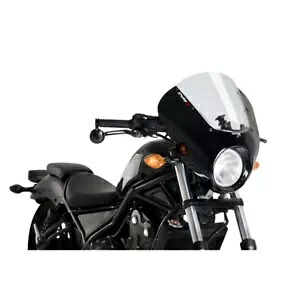 PUIG スクリーン ダークナイト ホンダ レベル CMX500 2017 - 2019 ライトスモーク 21100H PUIG SCREEN DARK NIGHT FOR HONDA REBEL CMX500 2017 - 2019 LIGHT SMOKE 21100H 【並行輸入品】