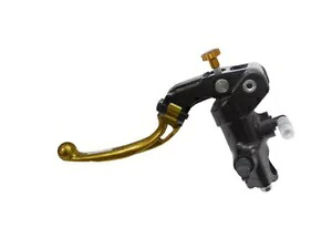 ACCOSSATO マスターシリンダー クラッチ ラジアル 16X18 ショートフォールディングレバー NRST ゴールド ACCOSSATO MASTER CYLINDER CLUTCH RADIAL 16X18 SHORT FOLDING LEVER NRST GOLD 【並行輸入品】