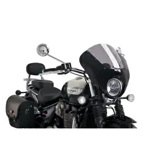 PUIG スクリーン トライアンフ ボンネビル スピードマスター 1200 2018 - 2020 ライトスモーク PUIG SCREEN FOR TRIUMPH BONNEVILLE SPEEDMASTER 1200 2018 - 2020 LIGHT SMOKE 【並行輸入品】