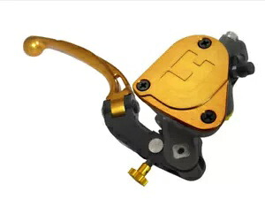 ACCOSSATO マスターシリンダー PRS 調整可能 19 X 17-18-19 ショートブレーキ NRST ゴールドキャップ ACCOSSATO MASTER CYLINDER PRS ADJUSTABLE 19 X 17-18-19 SHORT BRAKE NRST GOLD CAP 【並行輸入品】