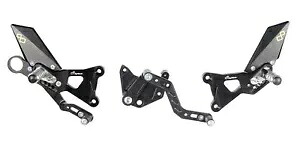 LIGHTTECH 互換性のあるバックコントロール BMW HP4 2009 - 2014 ブラック FTRBM002- LIGHTECH COMPATIBLE BACK CONTROLS FOR BMW HP4 2009 - 2014 BLACK FTRBM002- 【並行輸入品】