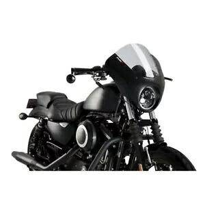 ハーレーダビッドソンスポーツスター 1200 アイアン用フロントガラス Puig 2018 - 2021 トーン- WINDSHIELD PUIG FOR HARLEY DAVIDSON SPORTSTER 1200 IRON 2018 - 2021 TONED- 【並行輸入品】