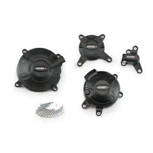 Puig エンジン カーター保護キット ヤマハ MT-09 850 2021 - 2023 ブラック 20990N PUIG ENGINE CARTER PROTECTION KIT FOR YAMAHA MT-09 850 2021 - 2023 BLACK 20990N 【並行輸入品】