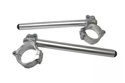 リフトクリップオン ACCOSSATO スズキ TL R/S 1997 - 2001 シルバー 20 MM に適合 LIFTED CLIP ON ACCOSSATO COMPATIBLE FOR SUZUKI TL R/S 1997 - 2001 SILVER 20 MM 【並行輸入品】