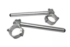 リフトクリップオン ACCOSSATO トライアンフ T160 V 1975 - 1975 シルバー 20 MM に適合 LIFTED CLIP ON ACCOSSATO COMPATIBLE FOR TRIUMPH T160 V 1975 - 1975 SILVER 20 MM 【並行輸入品】