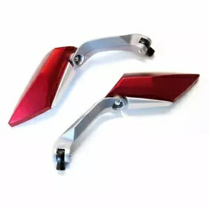 ユニバーサルレッド 8/10mm ミラーペア Universal Red 8/10mm Mirrors Pair 【並行輸入品】