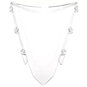 MPW ダブルバブル クリア フロントガラス スクリーン ホンダ CBR 500 R 16-18用 MPW Double Bubble Clear Windshield Screen for Honda CBR 500 R 16-18 【並行輸入品】
