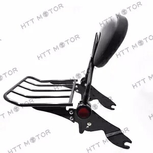 調整可能なシーシーバーバックレスト荷物ラックハーレーストリートグライドロードキング 09+ Adjustable Sissy Bar Backrest Luggage Rack For Harley Street Glide Road King 09+ 【並行輸入品】|カスタムパーツ WORLD倉庫
