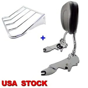 調節可能なシーシーバー バックレスト 荷物ラック付き ハーレーダビッドソン 09-21 ツーリング用 Adjustable Sissy Bar Backrest W/ luggage Rack For Harley Davidson 09-21 Touring 【並行輸入品】｜カスタムパーツ WORLD倉庫