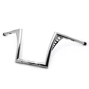 エイプハンガーバーファット1-1/4インチ10インチライズハンドルバーハーレーソフテイルスポーツスターXL用 Ape Hangers Bars Fat 1-1/4\