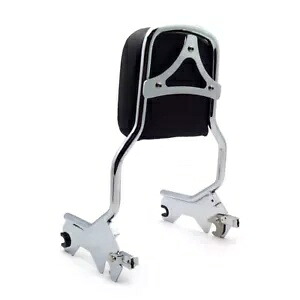 ホールドファスト シーシーバー バックレスト アップライト スタンダード クローム 18年以降 FLDE FLHC FLHC用 Holdfast Sissy Bar Backrest Upright Standard Chrome For '18-later FLDE FLHC FLHC 【並行輸入品】