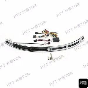クローム LED フロントガラスクロームトリムハーレーツーリングストリートグライド 14 15 16 17 Chrome LED Windshield Chrome Trim For Harley Touring Street Glide 14 15 16 17 【並行輸入品】