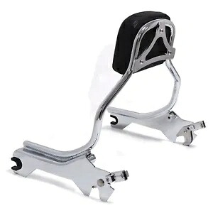 クローム ホールドファスト シーシーバー バックレスト パッド付き 18-21 ハーレー FLFB FLFBS FXBR RXBRS 用 Chrome Holdfast SissyBar Backrest w/Pad For 18-21 Harley FLFB FLFBS FXBR RXBRS 【並行輸入品】
