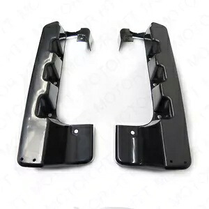 4インチ ブラック サドルバッグエクステンション ハーレーツーリング FLH FLT エレクトラグライド 2014-2017用 4\