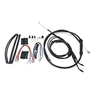 延長ケーブル/ラインキット 12インチ ハンドルバー 96-06 ダイナ ABSなし ワイドグライド/ローライダー Extended Cable/Line Kit 12\