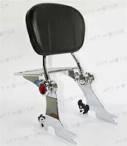 クロームバックレストシーシーバー荷物ラックハーレースポーツスター94-03用調整可能 Chrome Backrest Sissy Bar Luggage Rack For Harley Sportster 94-03 Adjustable 【並行輸入品】｜カスタムパーツ WORLD倉庫 80,163円