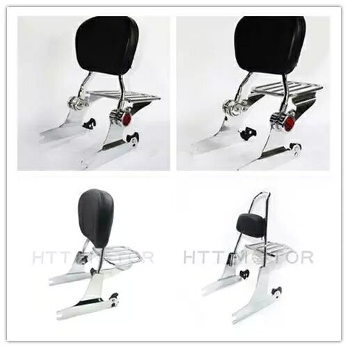 シーシーバー バックレスト & 荷物ラック ハーレー ソフテイル ヘリテージ スプリンガー ファットボーイ用 Sissy Bar Backrest &Luggage Rack For Harley Softail Heritage Springer Fat Boy 【並行輸入品】
