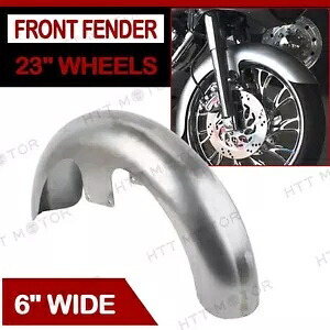 6インチワイドフロントフェンダー23インチホイール120-130タイヤハーレーツーリングFLH 1997-2013用 6" Wide Front Fender 23" WHEEL 120-130 Tires For Harley Touring FLH 1997-2013 【並行輸入品】|カスタムパーツ WORLD倉庫