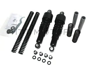 ブラック フロント リア ロワーリング スラマー キット 04-17 ハーレー スポーツスター XL用 Black Front Rear Lowering Slammer Kit For 04-17 Harley Sportster XL 【並行輸入品】｜カスタムパーツ WORLD倉庫