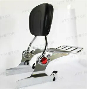 バックレスト シーシーバー 荷物ラック ハーレー ソフテイル 2006-2017 FXST FXSTB FXSTS用 Backrest Sissy Bar Luggage Rack For Harley Softail 2006-2017 FXST FXSTB FXSTS 【並行輸入品】