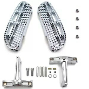 ドミネーター リーフ パッセンジャー フロアボード クローム ノブ ハーレー ツーリング 93-08 ロード Gl用 Dominator Leaf Passenger Floorboard Chrome Knob For Harley Touring 93-08 Road Gl 【並行輸入品】