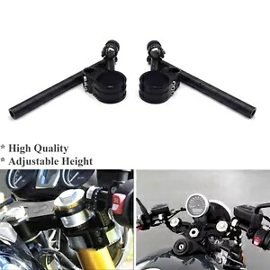 CNC ライザー クリップオン & 調整ベール高さハンドルバー BMW R NINE T 2014-2019 用 CNC Riser Clip on ons & Adjustbale Height handle bar For BMW R NINE T 2014-2019 【並行輸入品】