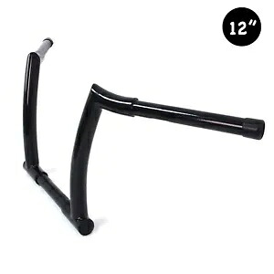12インチ ライズ ブラック ミニ エイプ ファットチゼルハンドルバー ハーレーダイナ ソフテイル ツーリング用 12'' Rise Black Mini Ape Fat Chizeled Handlebar For Harley Dyna Softail Touring 【並行輸入品】 55,660円