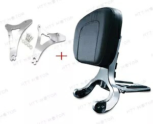 固定マウント&運転席助手席バックレスト ハーレーツーリングストリートグライド FLHX 14-17用 Fixed Mount&Driver Passenger Backrest For Harley Touring Street Glide FLHX 14-17 【並行輸入品】