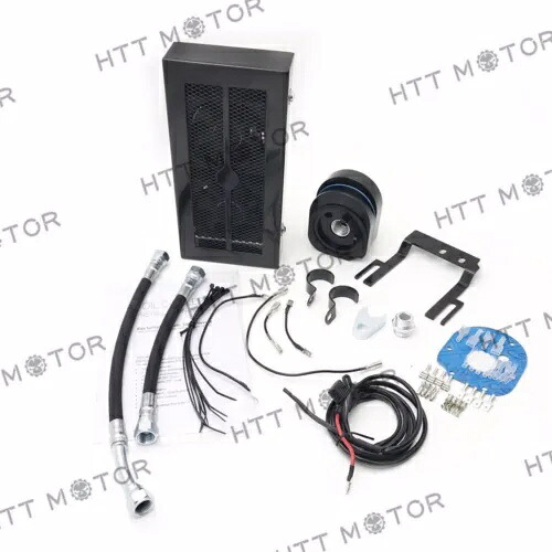 ブラックリーファーオイルクーラーファン冷却システムハーレーソフテイル 2001-2017 2015 Black Reefer Oil Cooler Fan Cooling System For Harley Softail 2001-2017 2015 【並行輸入品】｜カスタムパーツ WORLD倉庫 75,020円