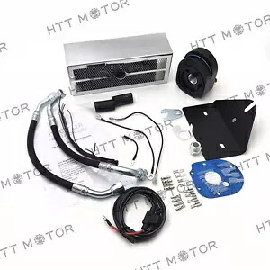 リーファーオイルクーラー冷却システム取付ブラケットハーレーダイナモデル 93-07 Reefer Oil Cooler Cooling System Mounting Bracket For Harley Dyna Models 93-07 【並行輸入品】