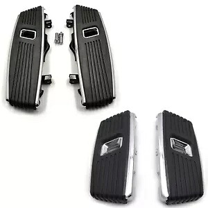 ライダー パッセンジャー ハナ スクエア フットボード フロアボード ハーレー 00-17 ソフテイル 12-16用 Rider Passenger Hana Square Footboard Floorboard For Harley 00-17 Softail 12-16 【並行輸入品】